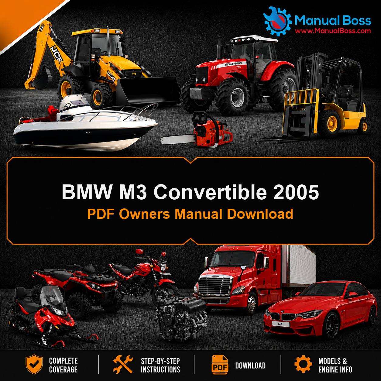 BMW M3 Convertible 2005 PDF Owners Manual Download