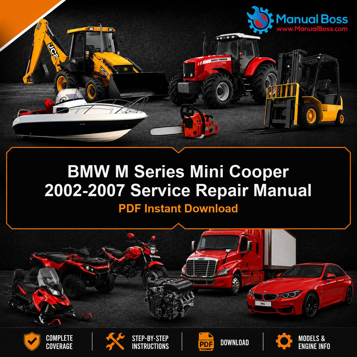 BMW M Series Mini Cooper 2002-2007 Service Repair Manual PDF Instant Download