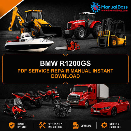 BMW R1200GS PDF SERVICE REPAIR MANUAL INSTANT DOWNLOAD