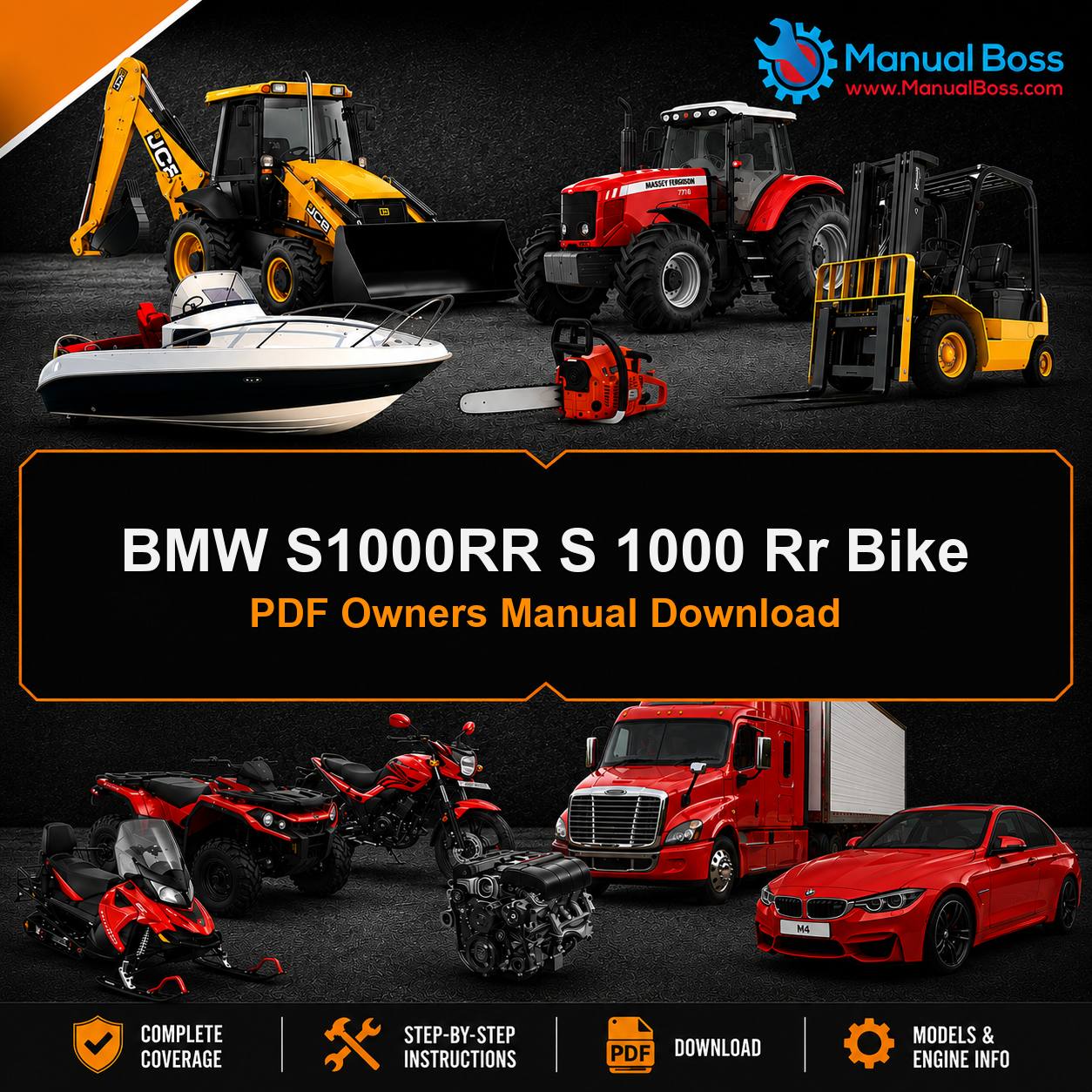 BMW S1000RR S 1000 Rr Bike PDF Owners Manual Download
