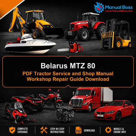 Belarus MTZ 80 PDF Tractor Service and Shop Manual Workshop Repair Guide Download