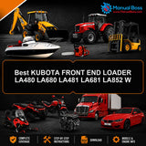 Best KUBOTA FRONT END LOADER LA480 LA680 LA481 LA681 LA852 W
