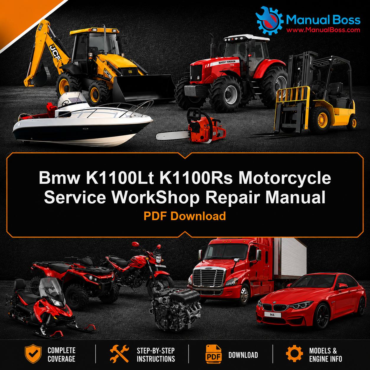 Bmw K1100Lt K1100Rs Motorcycle Service WorkShop Repair Manual PDF Download