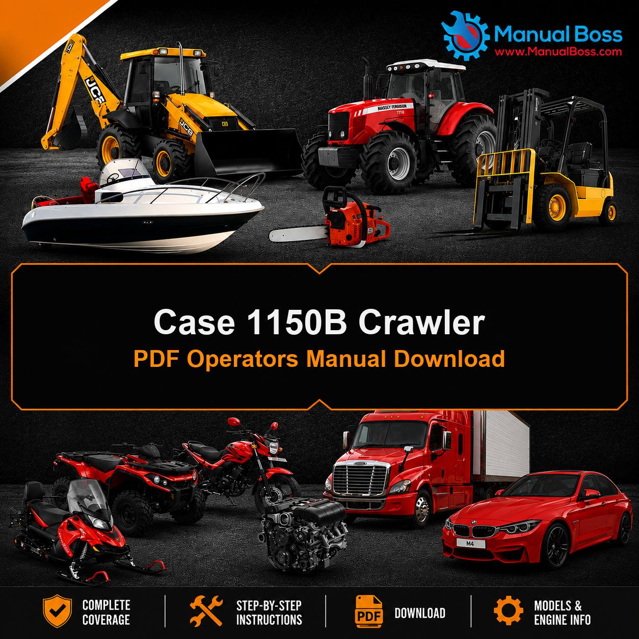 Case 1150B Crawler PDF Operators Manual Download