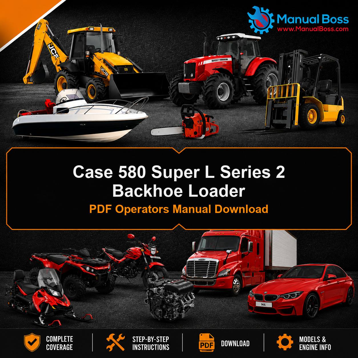 Case 580 Super L Series 2 Backhoe Loader PDF Operators Manual Download