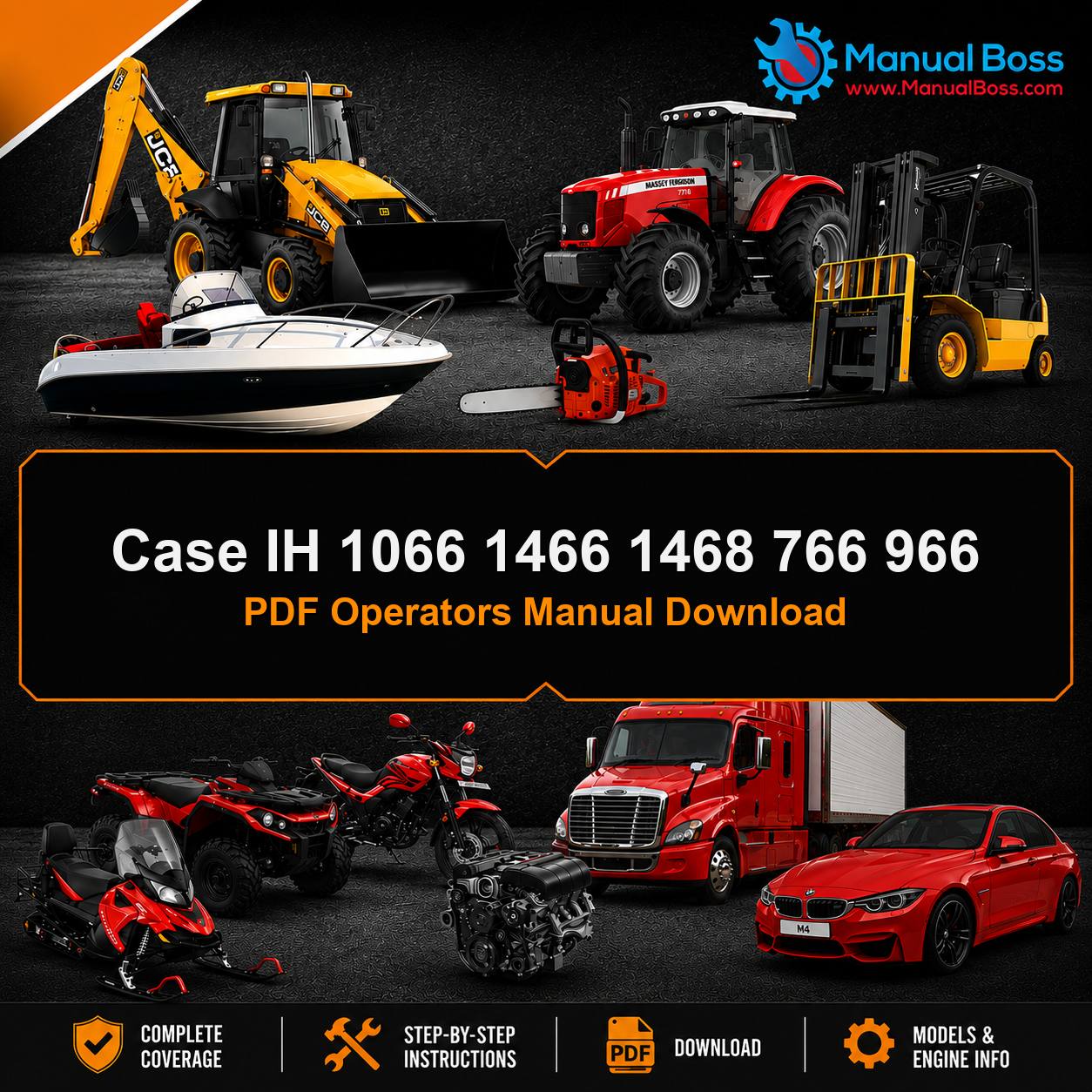 Case IH 1066 1466 1468 766 966 PDF Operators Manual Download