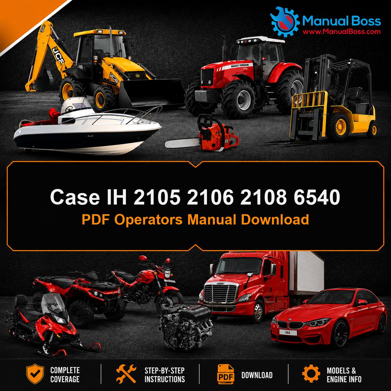 Case IH 2105 2106 2108 6540 PDF Operators Manual Download