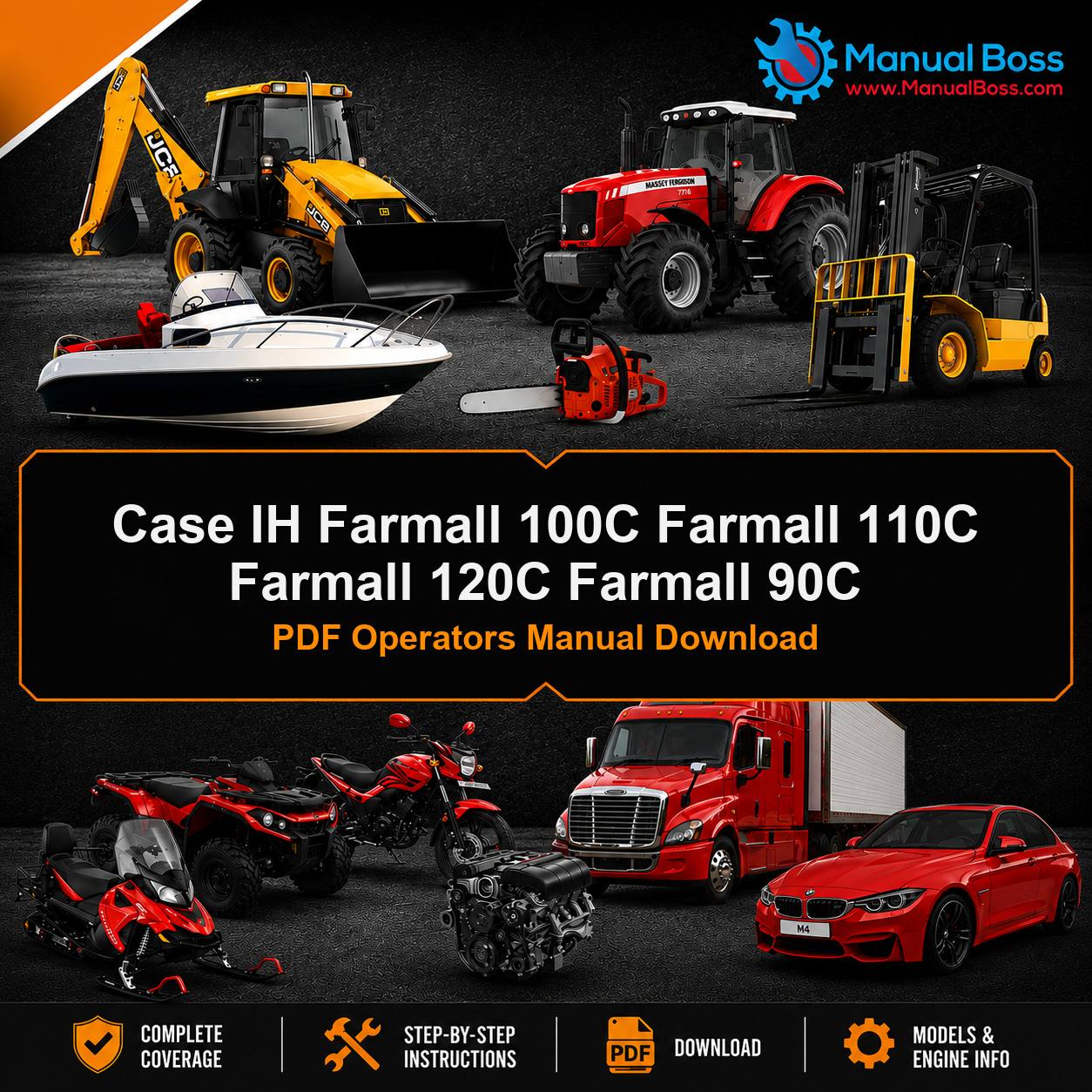 Case IH Farmall 100C Farmall 110C Farmall 120C Farmall 90C PDF Operators Manual Download