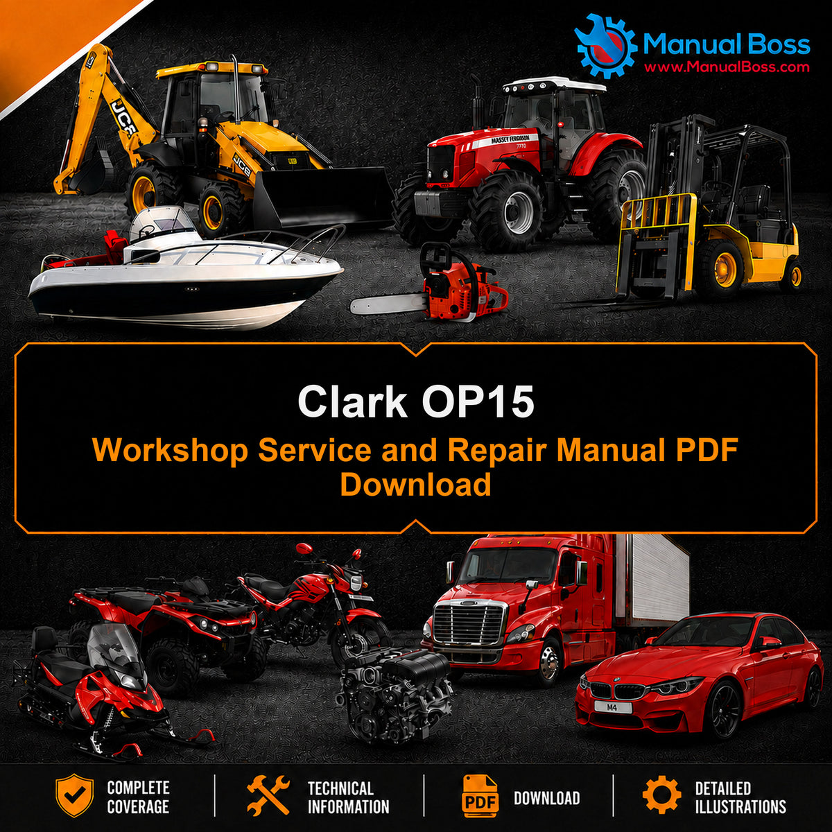 Clark OP15 Workshop Service and Repair Manual PDF Download