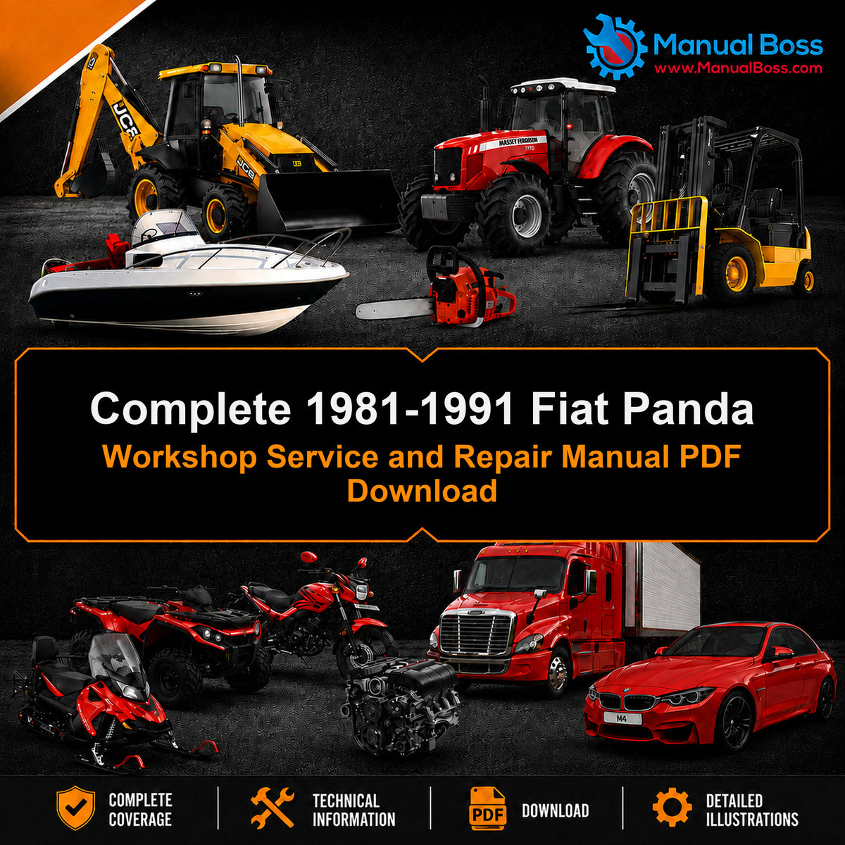 Complete 1981-1991 Fiat Panda Workshop Service and Repair Manual PDF Download