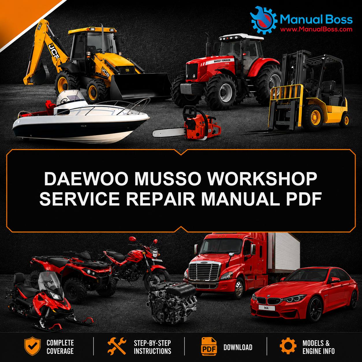 DAEWOO MUSSO WORKSHOP SERVICE REPAIR MANUAL PDF
