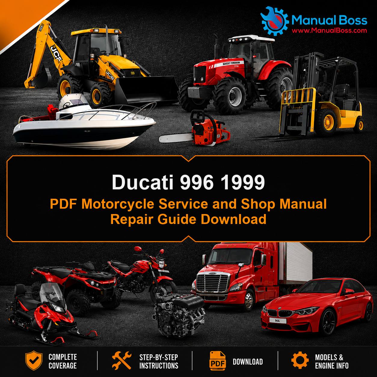 Ducati 996 1999 PDF Motorcycle Service and Shop Manual Repair Guide Download