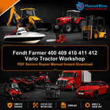 Fendt Farmer 400 409 410 411 412 Vario Tractor Workshop PDF Service Repair Manual Instant Download