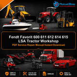 Fendt Favorit 600 611 612 614 615 LSA Tractor Workshop PDF Service Repair Manual Instant Download