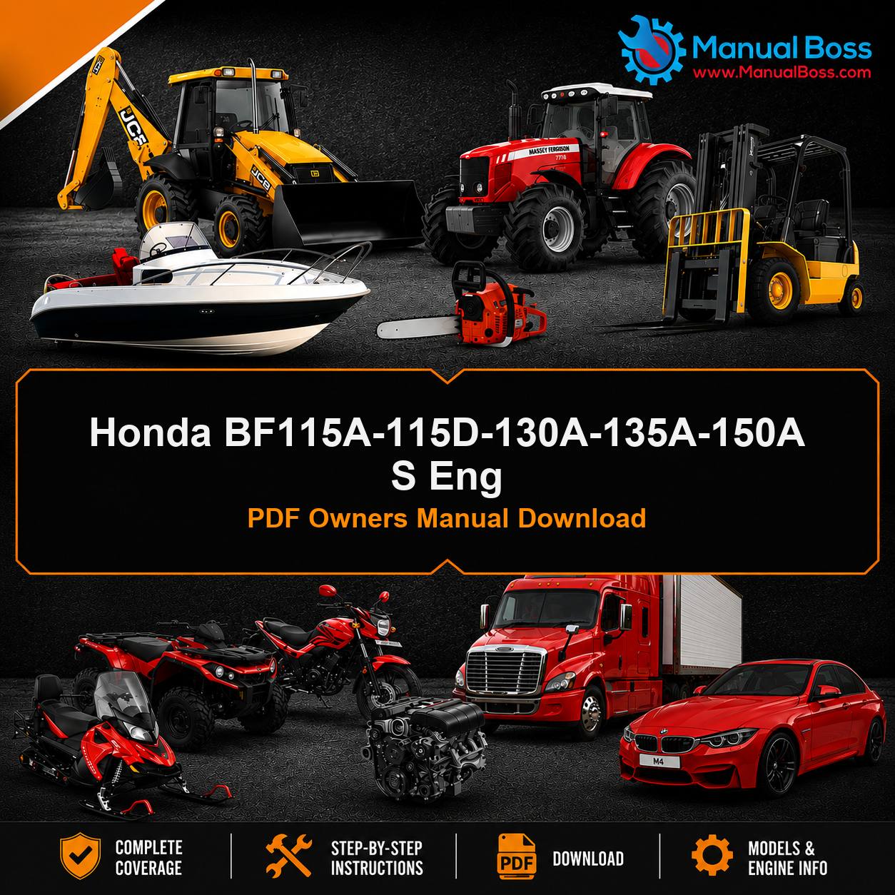 Honda BF115A-115D-130A-135A-150A S Eng PDF Owners Manual Download