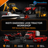 KIOTI DAEDONG LK30 TRACTOR WORKSHOP PDF Service PDF Repair MANUL