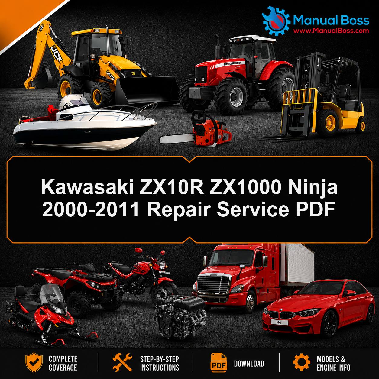 Kawasaki ZX10R ZX1000 Ninja 2000-2011 Repair Service PDF