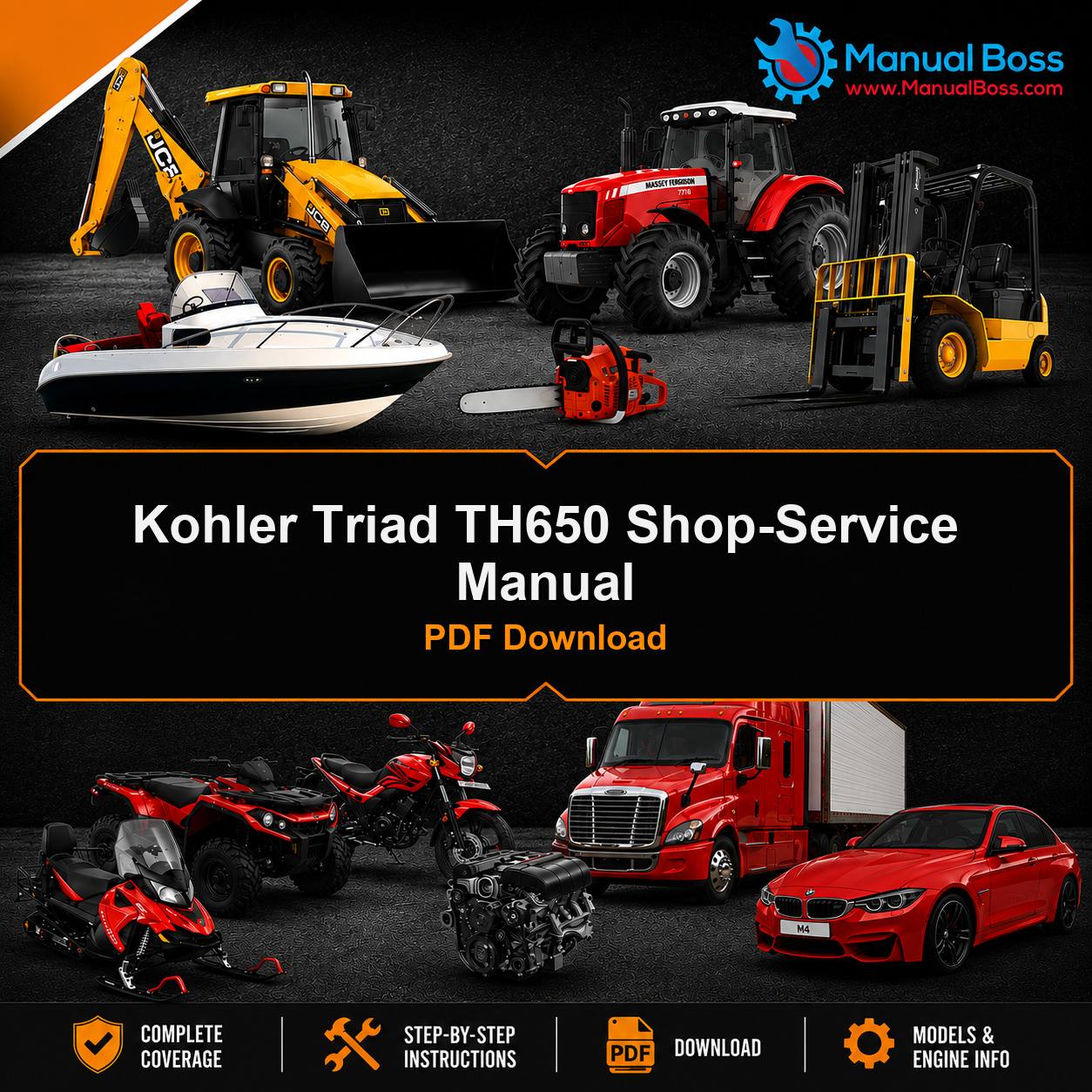 Kohler Triad TH650 Shop-Service Manual PDF Download