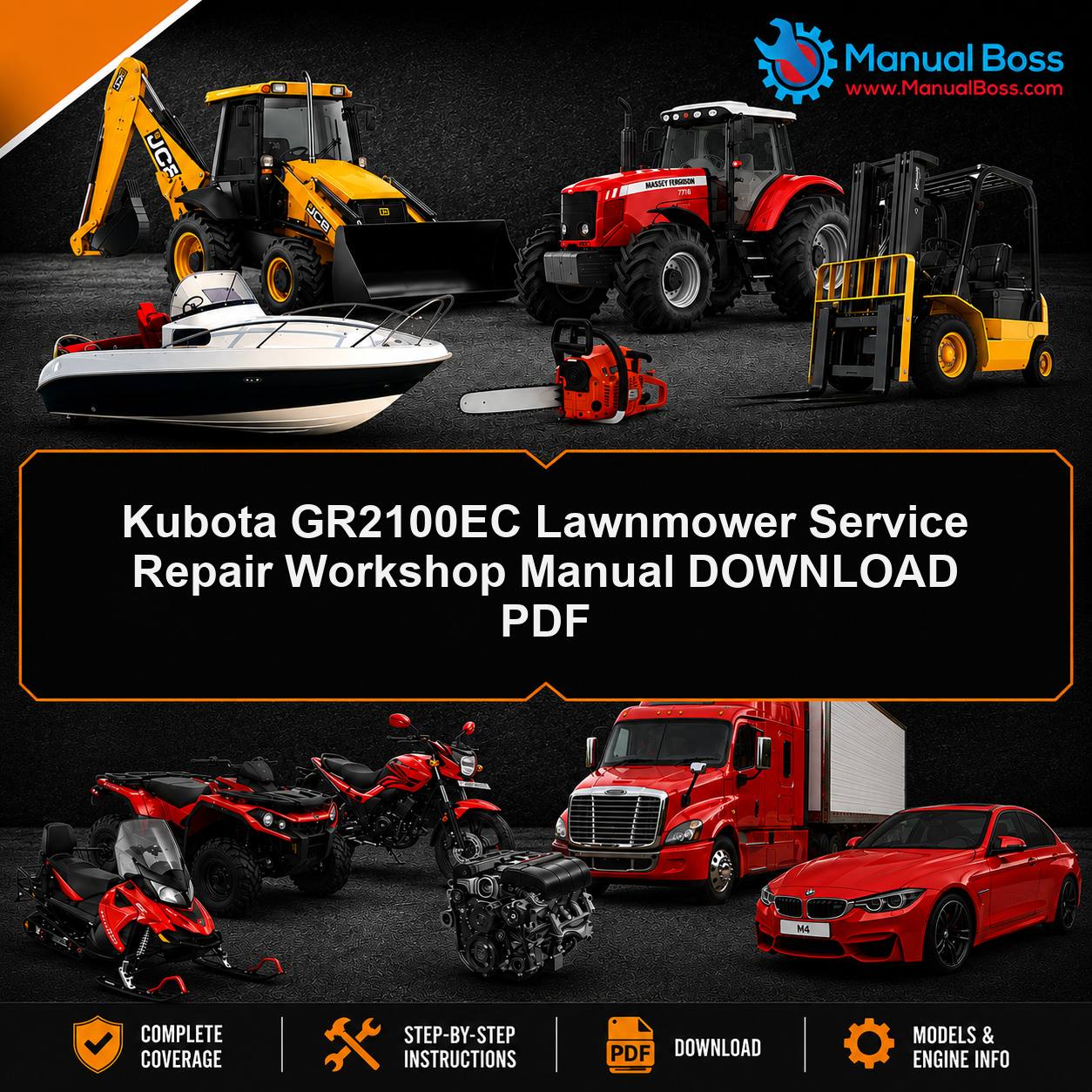Kubota GR2100EC Lawnmower Service Repair Workshop Manual DOWNLOAD PDF