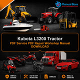 Kubota L3200 Tractor PDF Service PDF Repair Workshop Manual DOWNLOAD