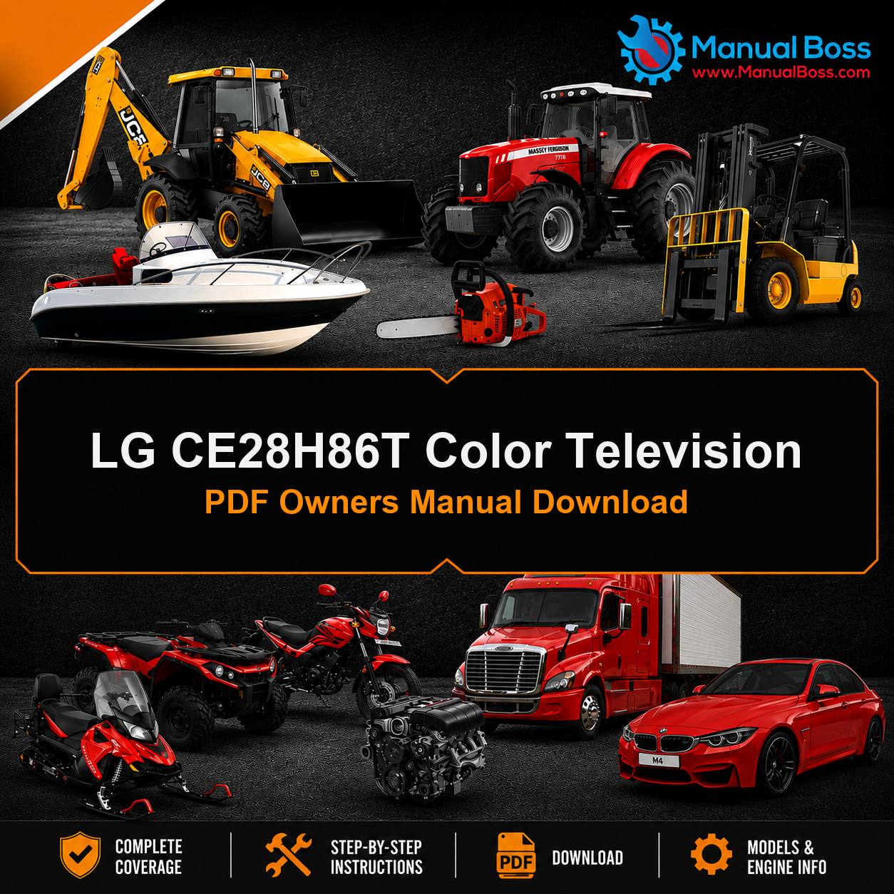LG CE28H86T Color Television PDF Owners Manual Download