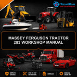 MASSEY FERGUSON TRACTOR 283 WORKSHOP MANUAL