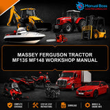 MASSEY FERGUSON TRACTOR MF135 MF148 WORKSHOP MANUAL
