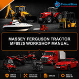 MASSEY FERGUSON TRACTOR MF8925 WORKSHOP MANUAL