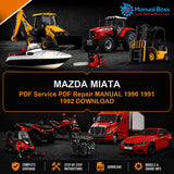 MAZDA MIATA PDF Service PDF Repair MANUAL 1990 1991 1992 DOWNLOAD