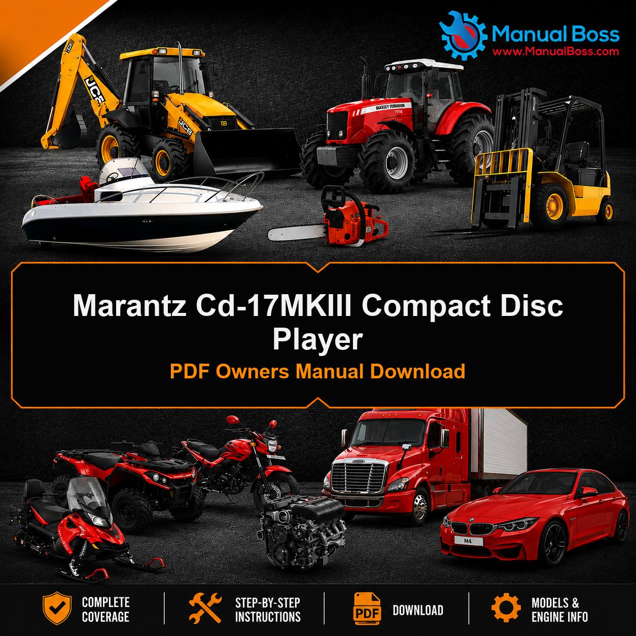 Marantz Cd-17MKIII Compact Disc Player PDF Owners Manual Download