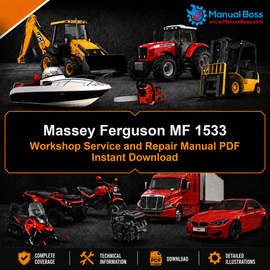 Massey Ferguson MF 1533 Workshop Service and Repair Manual PDF Instant Download
