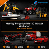 Massey Ferguson Mf8110 Tractor Workshop PDF Service Manual