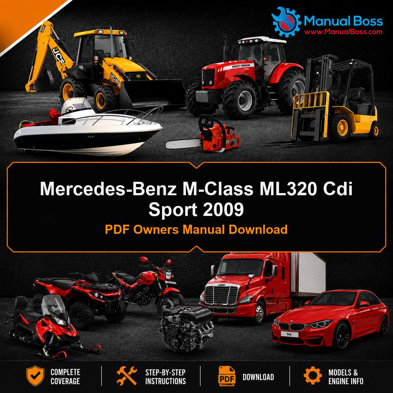 Mercedes-Benz M-Class ML320 Cdi Sport 2009 PDF Owners Manual Download
