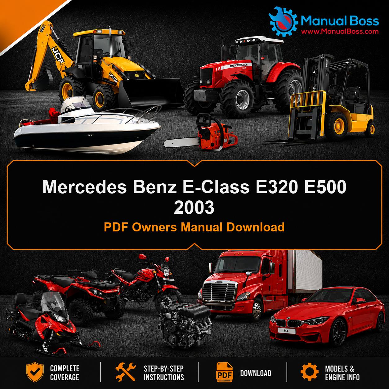 Mercedes Benz E-Class E320 E500 2003 PDF Owners Manual Download