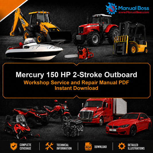 Mercury 150 HP 2-Stroke Outboard Workshop Service and Repair Manual PDF Instant Download