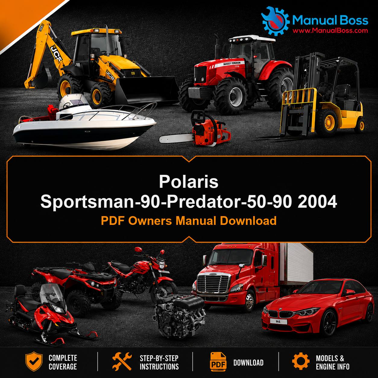 Polaris Sportsman-90-Predator-50-90 2004 PDF Owners Manual Download