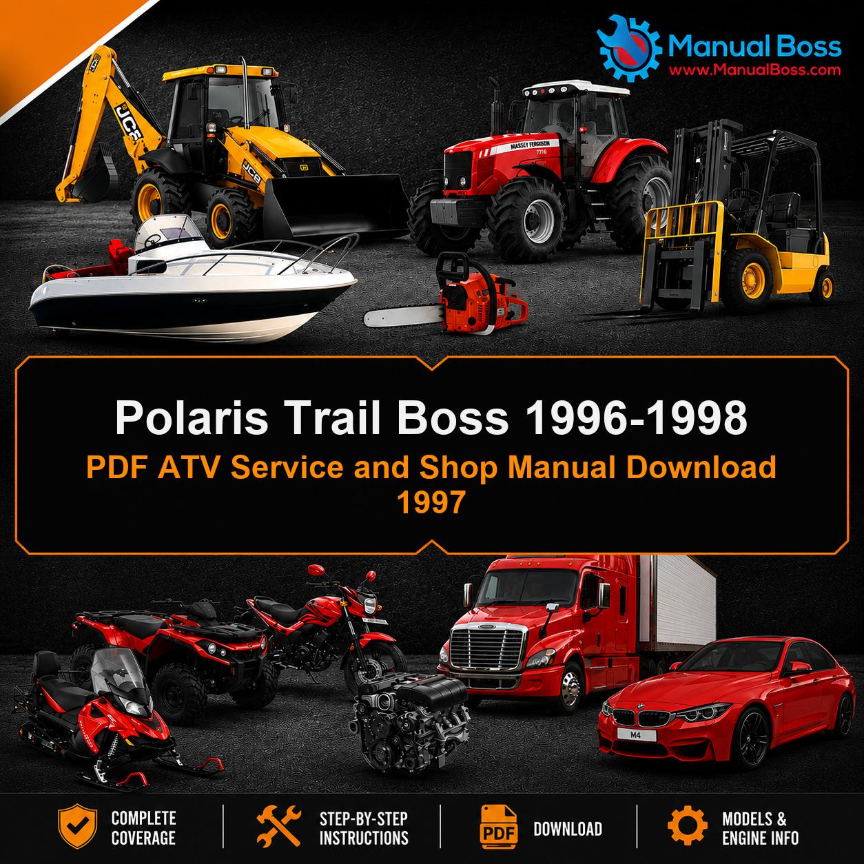 Polaris Trail Boss 1996-1998 PDF ATV Service and Shop Manual Download 1997
