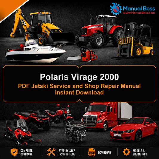 Polaris Virage 2000 PDF Jetski Service and Shop Repair Manual Instant Download