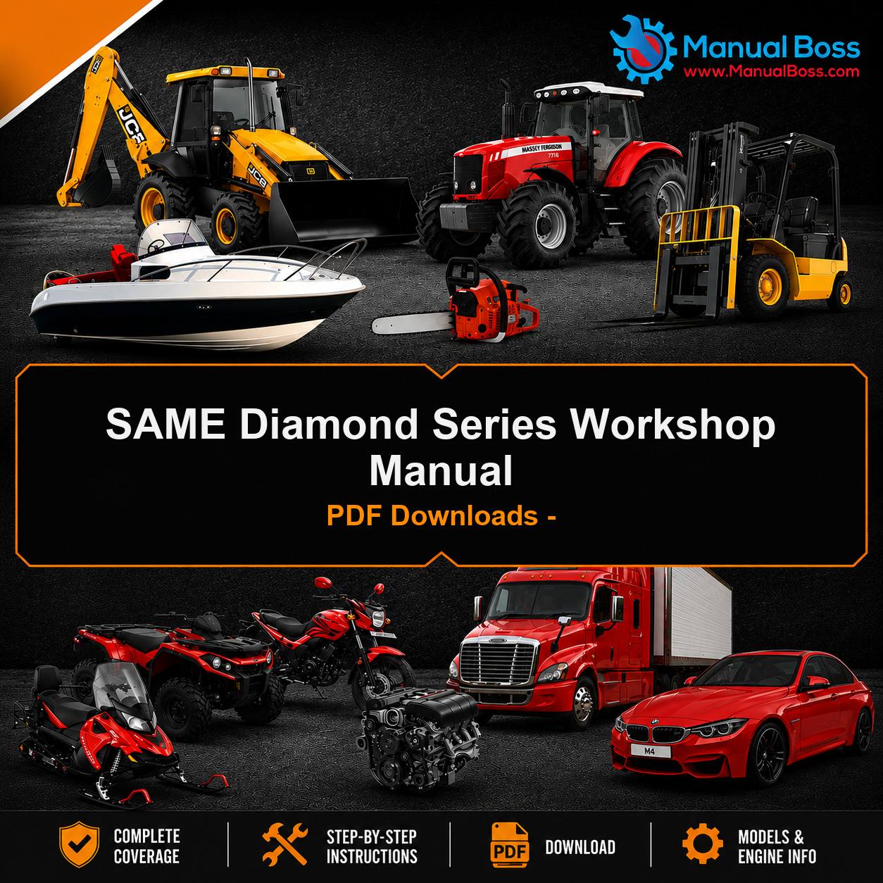 SAME Diamond Series Workshop Manual PDF Downloads -