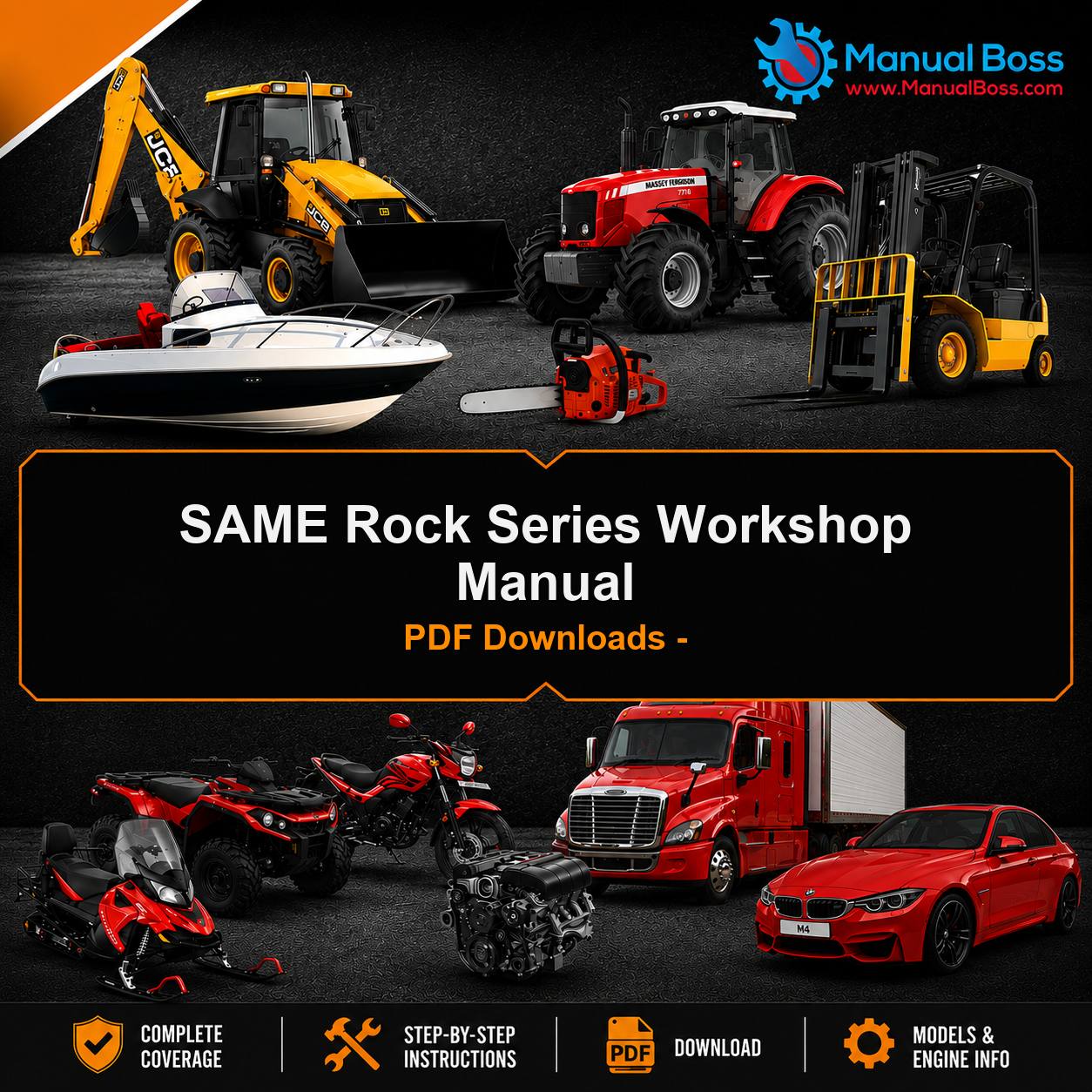 SAME Rock Series Workshop Manual PDF Downloads -