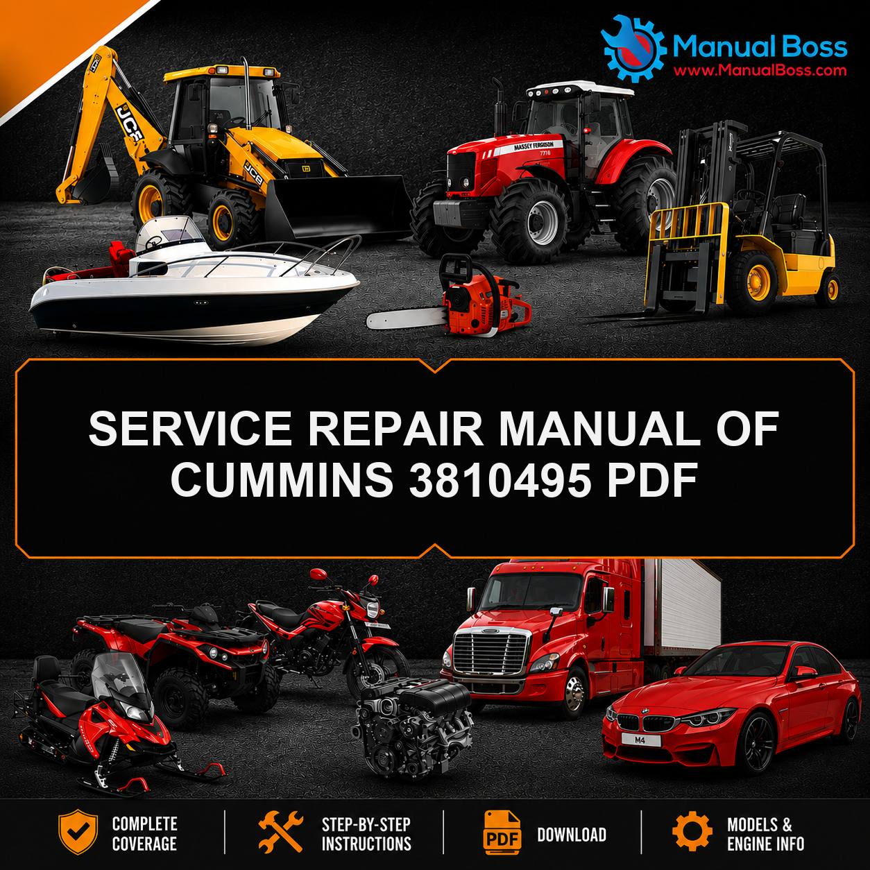 SERVICE REPAIR MANUAL OF CUMMINS 3810495 PDF