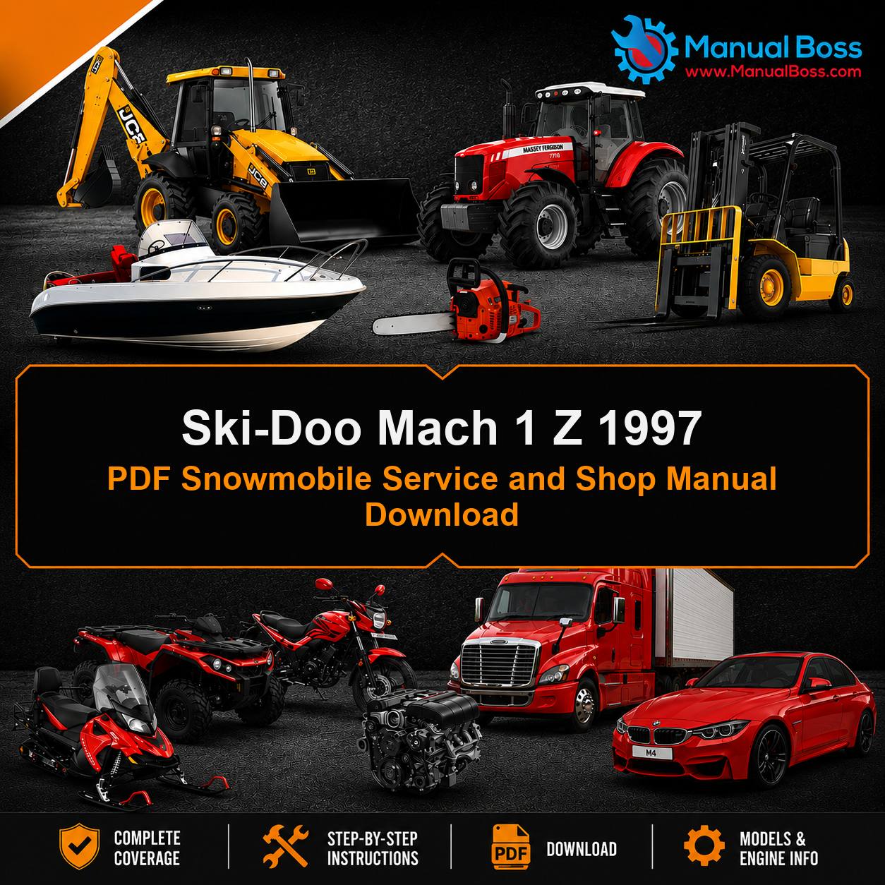 Ski-Doo Mach 1 Z 1997 PDF Snowmobile Service and Shop Manual Download