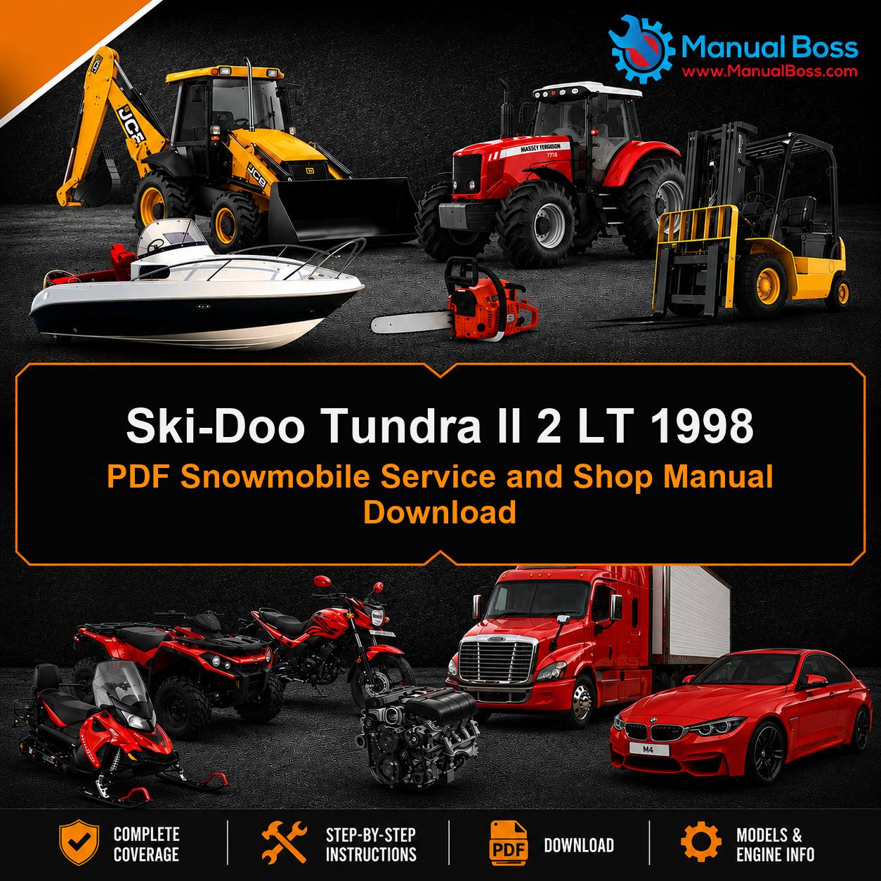 Ski-Doo Tundra ll 2 LT 1998 PDF Snowmobile Service and Shop Manual Download