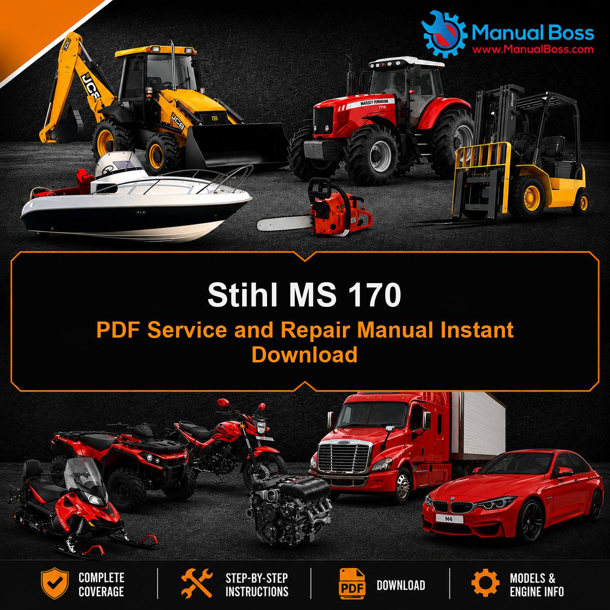 Stihl MS 170 PDF Service and Repair Manual Instant Download