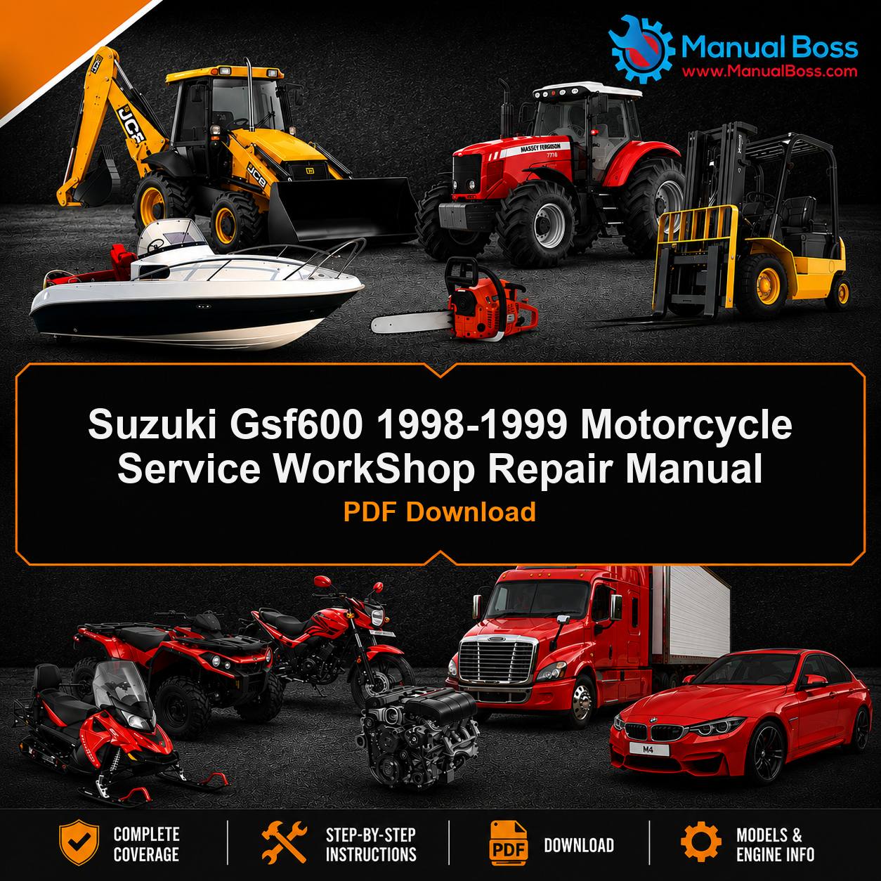 Suzuki Gsf600 1998-1999 Motorcycle Service WorkShop Repair Manual PDF Download