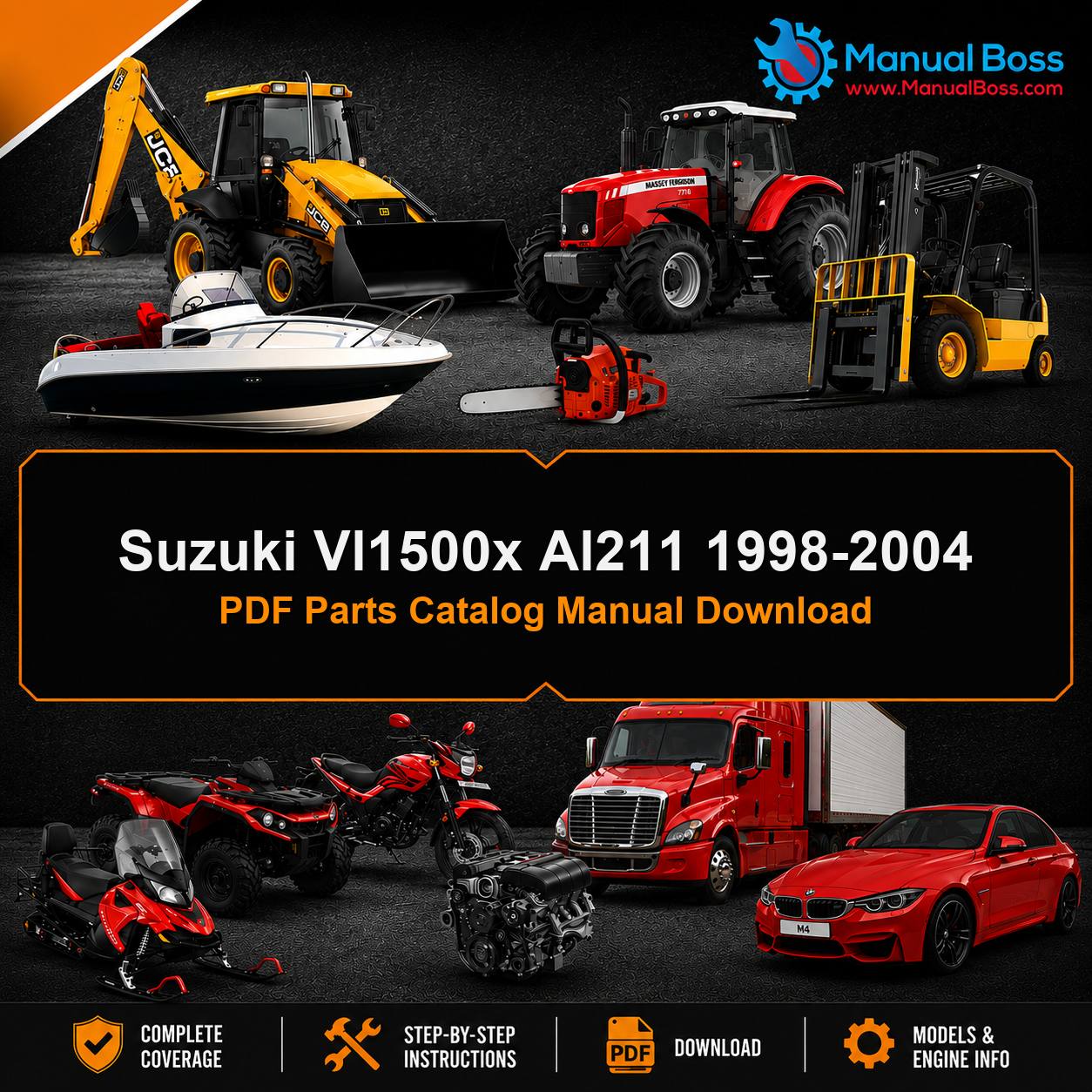 Suzuki Vl1500x Al211 1998-2004 PDF Parts Catalog Manual Download
