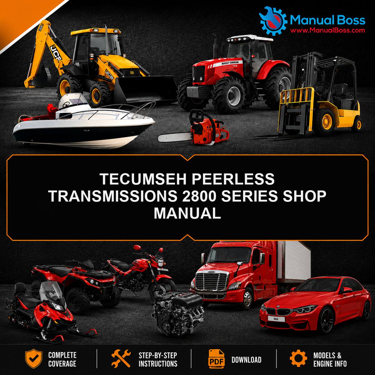 TECUMSEH PEERLESS TRANSMISSIONS 2800 SERIES SHOP MANUAL
