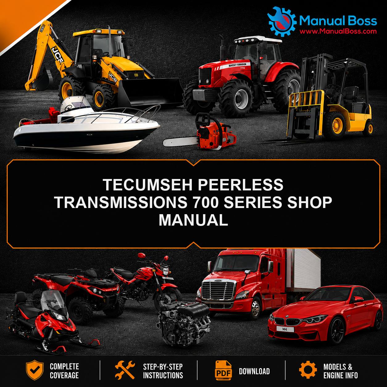 TECUMSEH PEERLESS TRANSMISSIONS 700 SERIES SHOP MANUAL