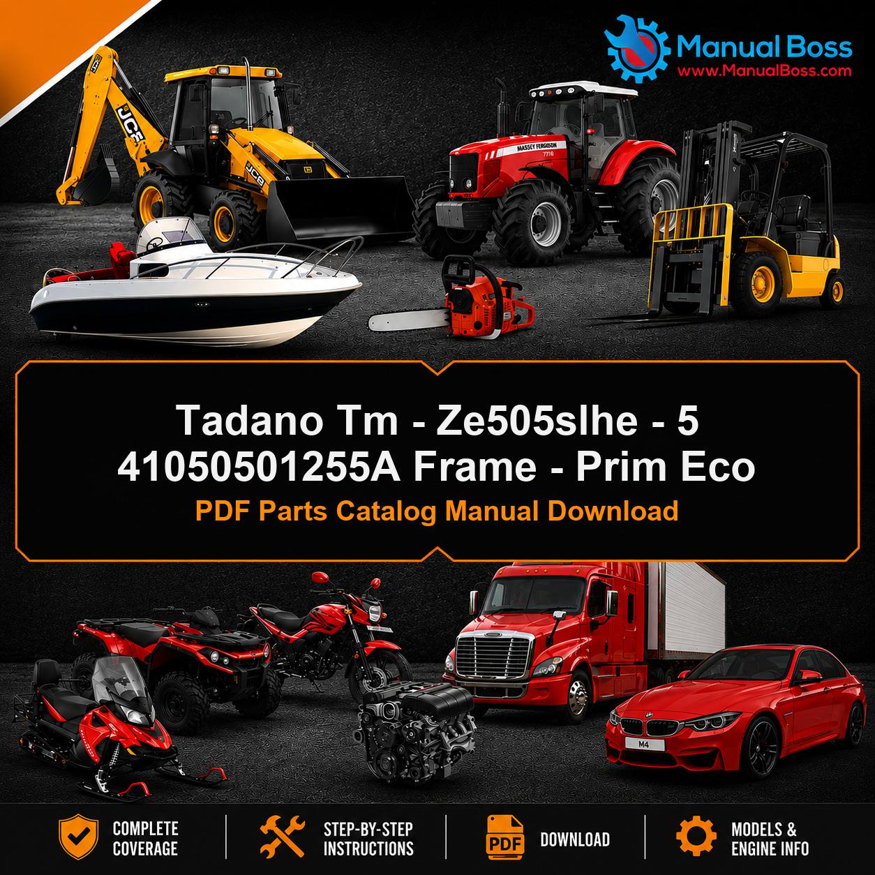 Tadano Tm - Ze505slhe - 5 41050501255A Frame - Prim Eco PDF Parts Catalog Manual Download
