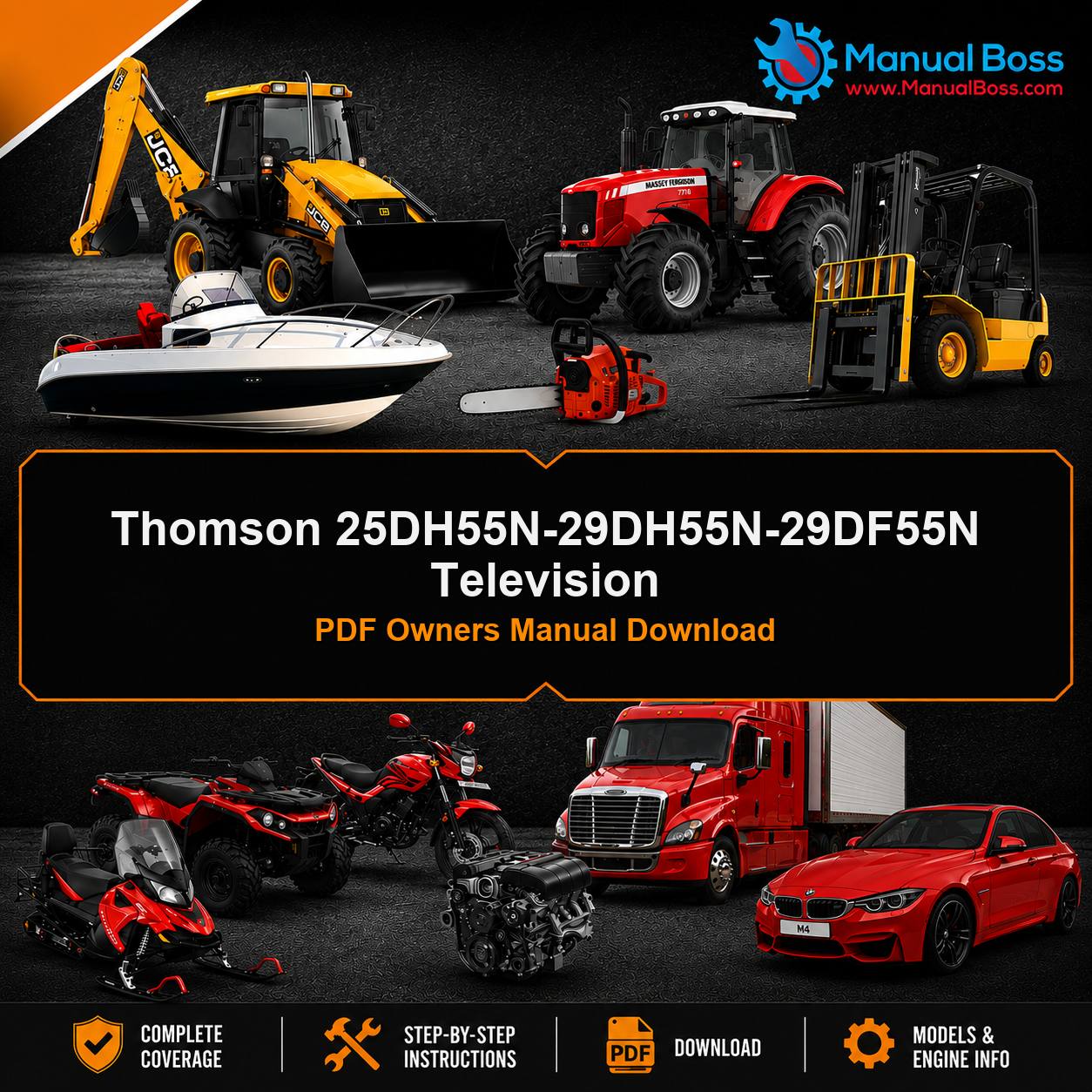 Thomson 25DH55N-29DH55N-29DF55N Television PDF Owners Manual Download
